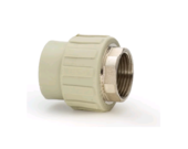 Муфта PPR комбинированная ВР под ключ (в сером цвете)