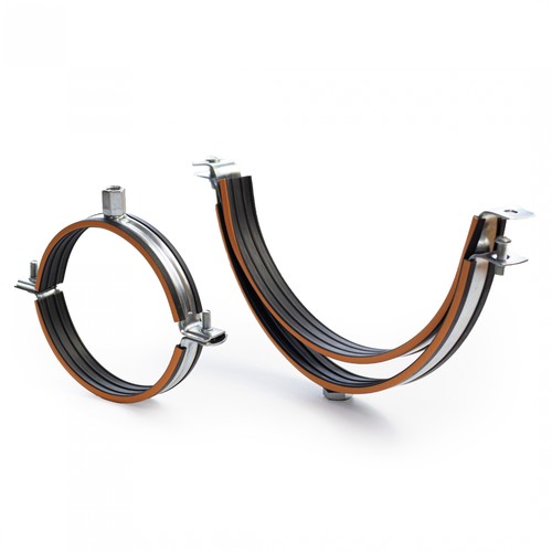 Хомуты стальные для крепления труб (Lammin)